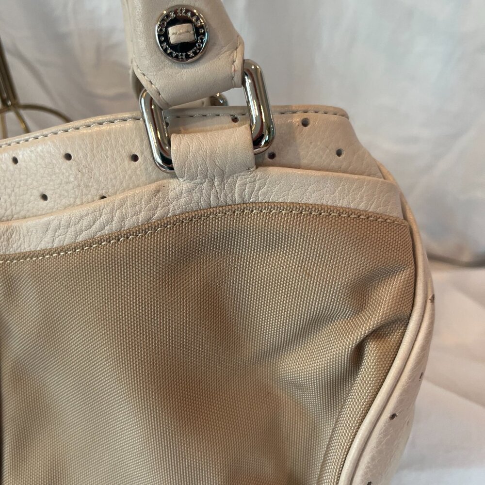 Cole Haan -- Courtney Collection -- Vintage -- Leather and Nylon -- Shoulder Bag - Picture 2 of 16